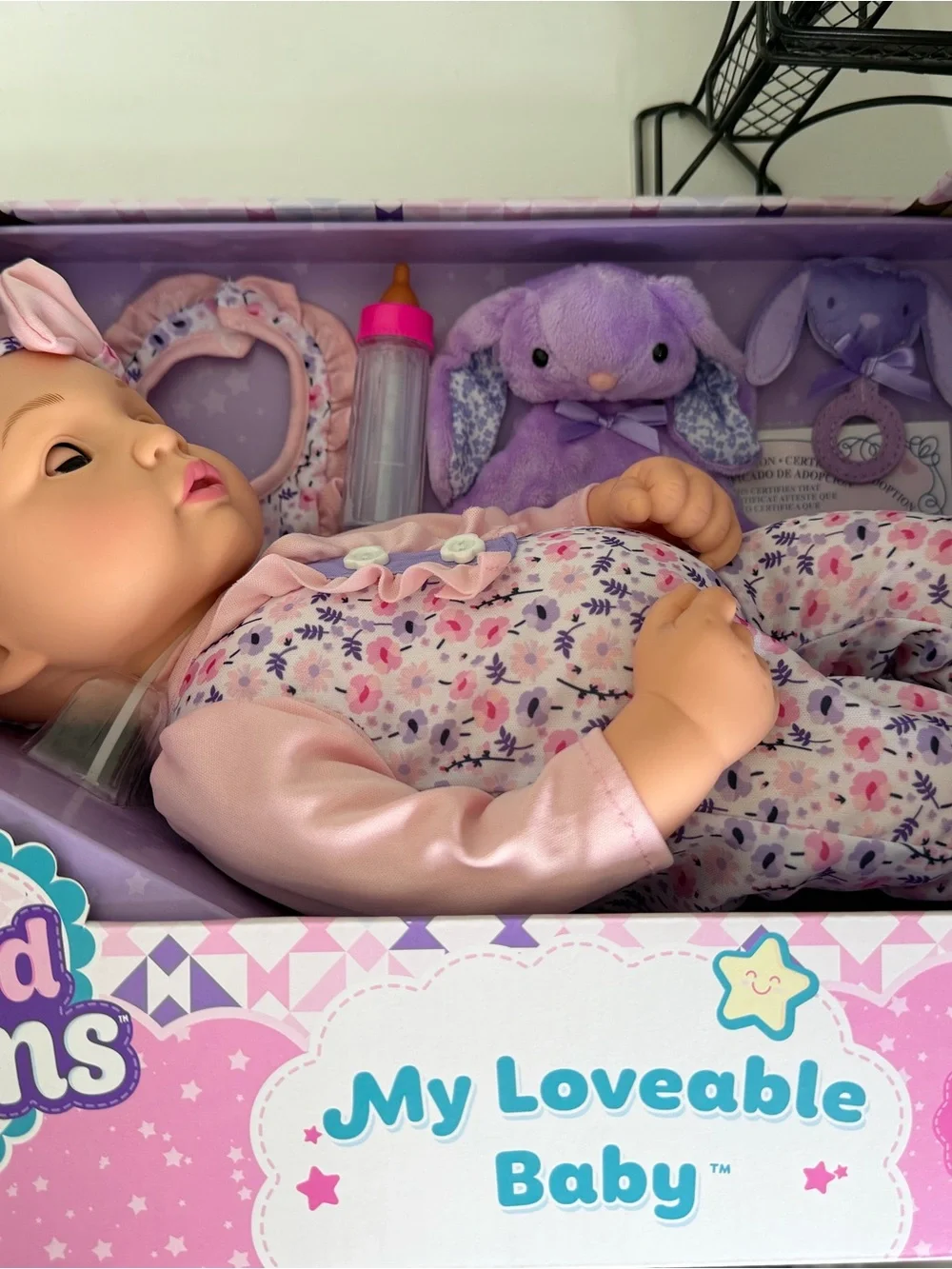 My Loveable Baby Doll - Purple & Pink Outfit